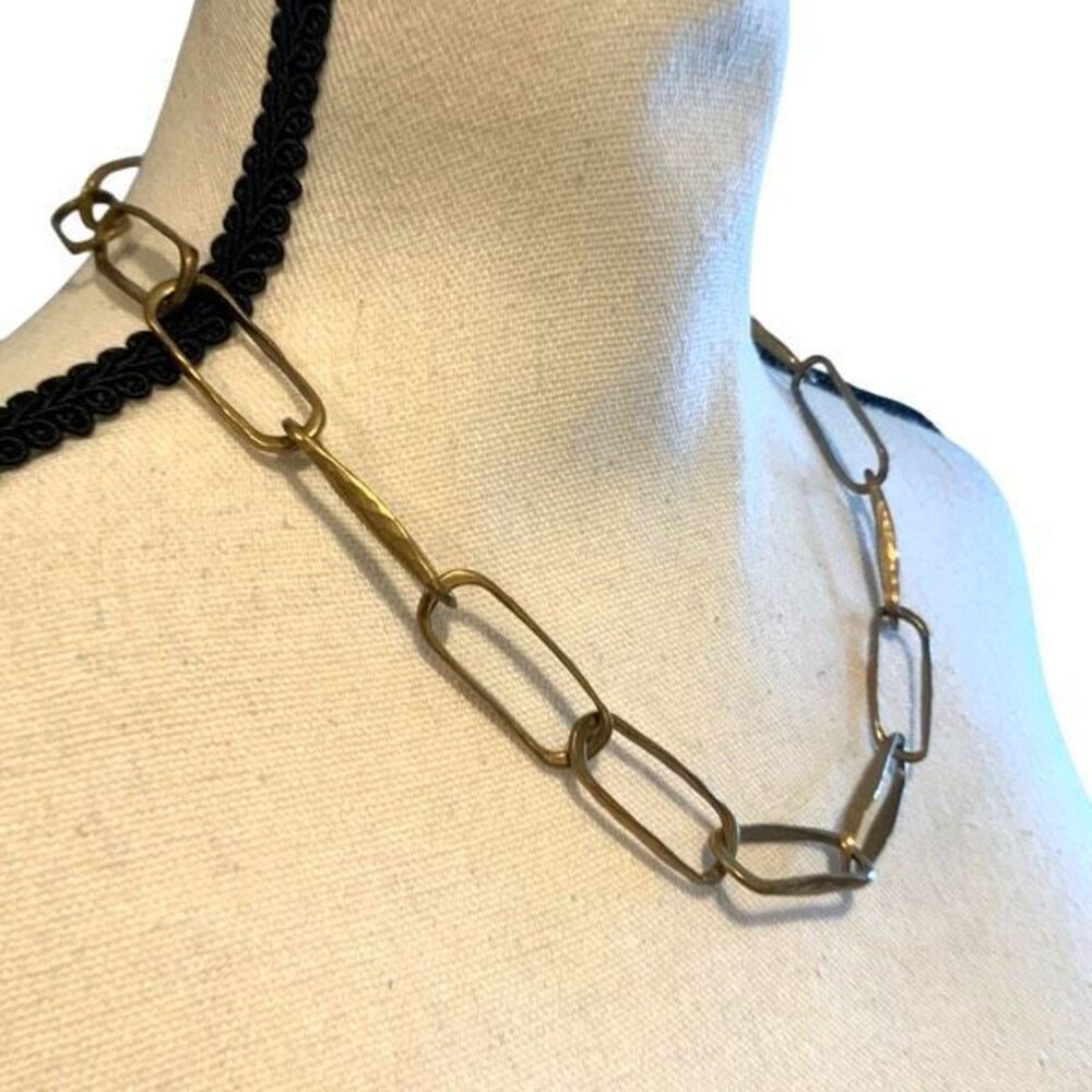Paper clip necklace